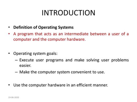 Toradh íomhá ar Summary of Operating System Introduction