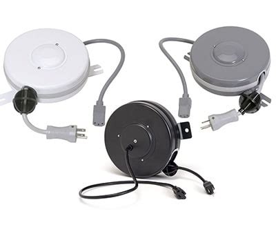 Image result for Spring Loaded Retractable Cable Reel Mechanism