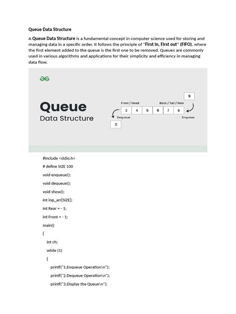 Creating a Queue Data Structure に対する画像結果