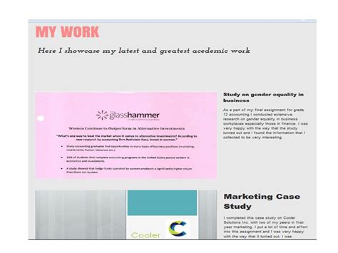 ePortfolio Examples に対する画像結果
