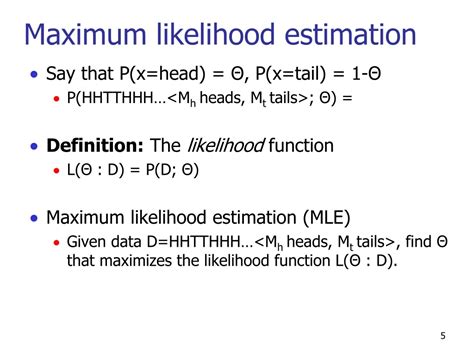Image result for Maximum Likelihood Estimation Formula