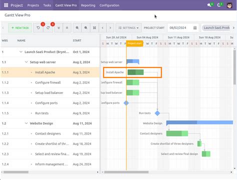 Image result for Split Task On Odoo Project Gantt Chart