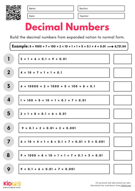 Image result for How to Write a Decimal Number in Expanded Form