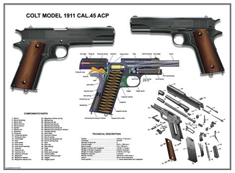 Image result for Colt 45 Exploded-View