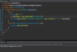 Image result for How to Get ASCII Value in Java