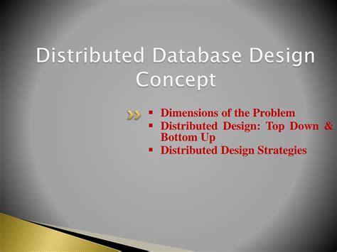 Image result for Distributed Database Design Dimension