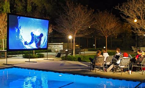 Image result for Outside Projector Screen