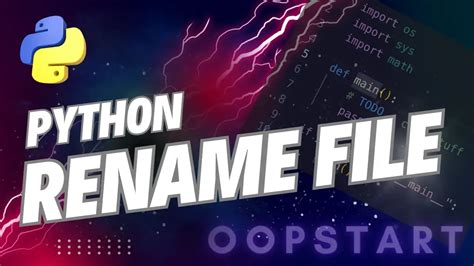 Image result for Python Rename File