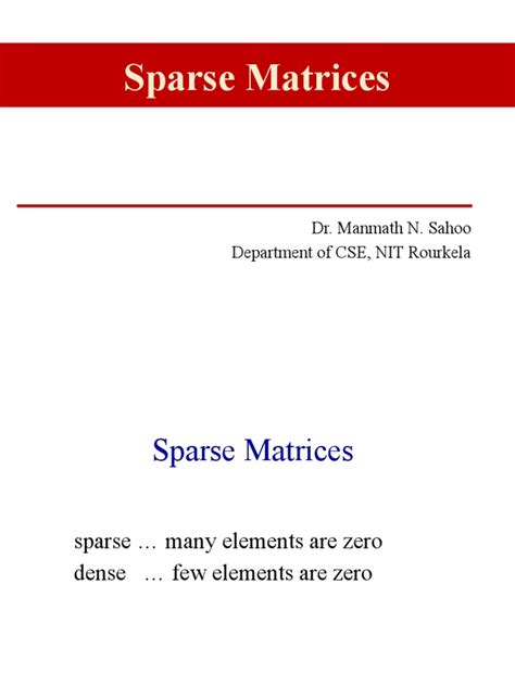 Tuple Form in Sparse Matrix に対する画像結果