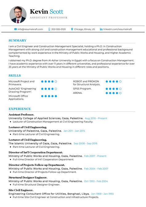 Image result for Computer Science Assistant Professor Resume