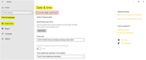 Image result for Time & Language Settings