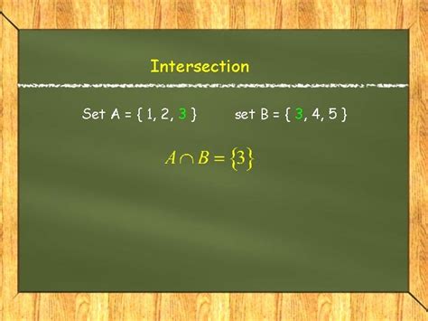 Image result for Intersection Set