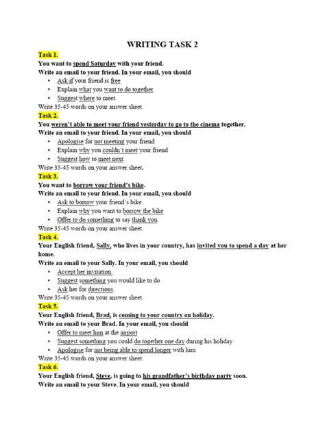 Image result for Sample of Writing Part