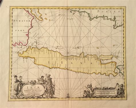 Image result for Antique Map of Java