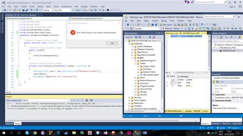 Toradh íomhá ar Microsoft Visual Studio for SQL Server 14