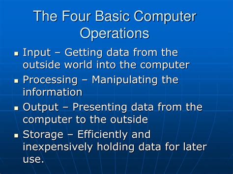 Image result for Four Basic Functions of Computer