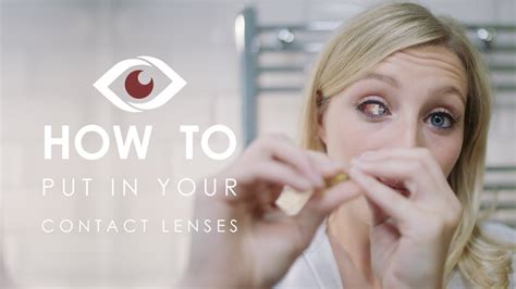 Image result for How to Put in Contact Lenses for a Beginner
