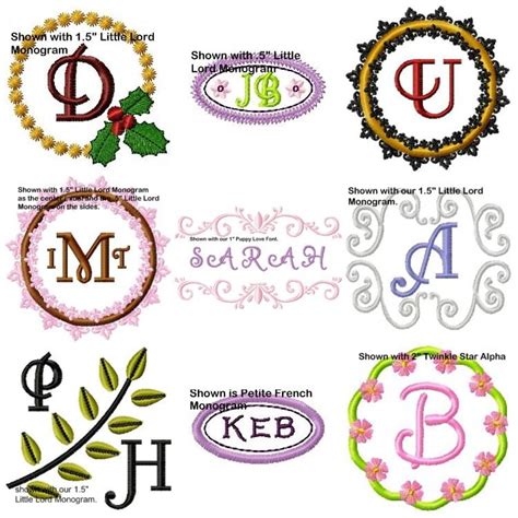 Image result for Machine Embroidery Monogram Frame Designs