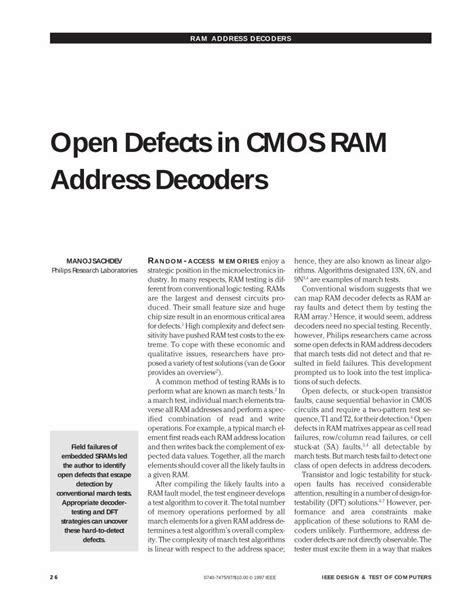 Image result for CMOS Address Decoder