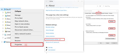 Toradh íomhá ar View Advanced system settings Windows 10