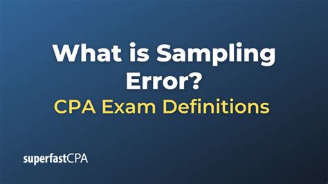 Image result for Define Sampling Error