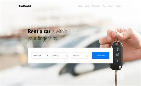 Image result for Car Rental Projects in HTML CSS JavaScript