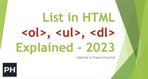 How to Add List in HTML に対する画像結果