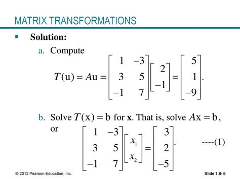 Image result for Matrix Transformation