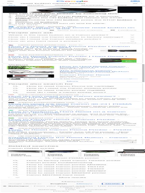 Bildergebnis für How to Reset a Canon Printer