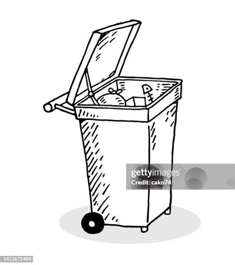 Toradh íomhá ar How to Draw a Dustbin