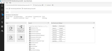 Azure Data Studio Control Panel に対する画像結果