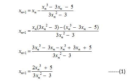 Image result for Newton-Raphson Method Xn