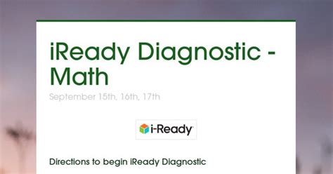 Iready Math Diagnostic に対する画像結果