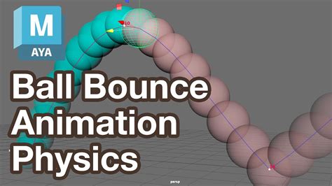 Toradh íomhá ar Bouncing Ball Animation Maya
