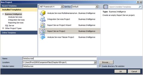 SQL Report Server Data Source に対する画像結果