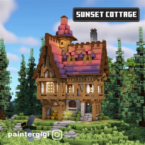 Afbeeldingsresultaten voor Medieval House Gradient Minecraft