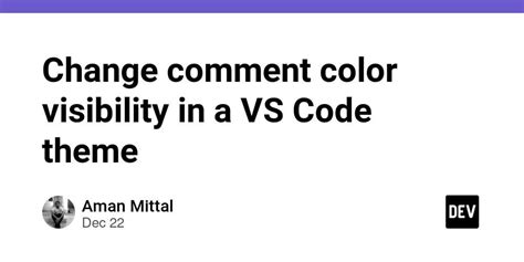 vs Code Comment Colour に対する画像結果