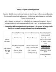 Image result for Community Work Assignment PDF