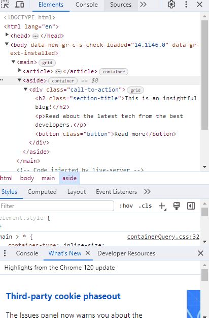 Image result for Types of Container I'm HTML