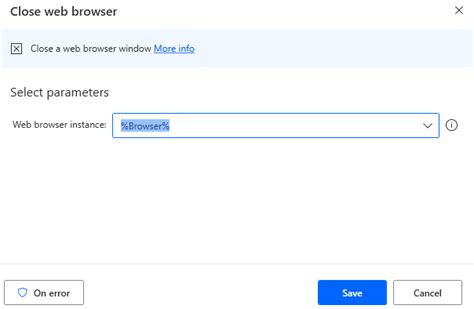 Image result for Power Automate Web Browser Instance Example
