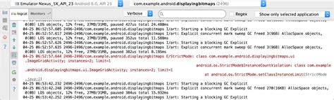 Android EventLog に対する画像結果