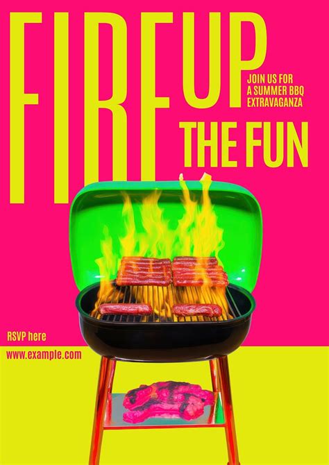 Image result for Spring BBQ Poster Template