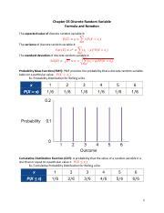 Image result for Discrete Variable Formulas