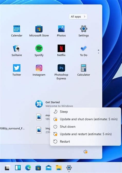 Windows 11. Restart Notification に対する画像結果