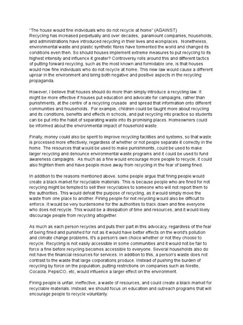 Image result for Argumentative Essay Examples Easy