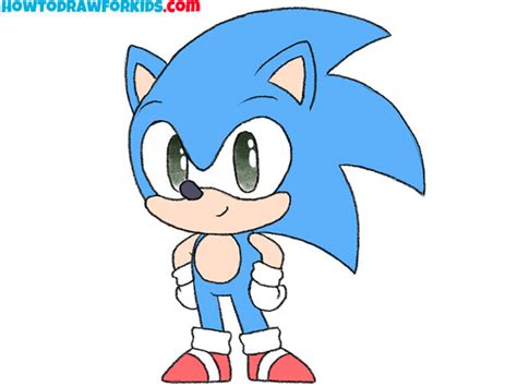 Image result for How to Draw Blue Sonic