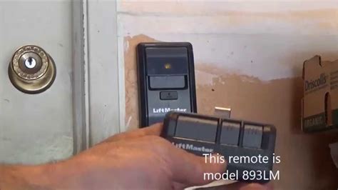 Image result for Programming LiftMaster 893LM