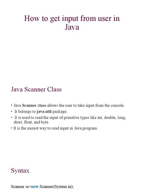 Image result for How to Get Input in Java