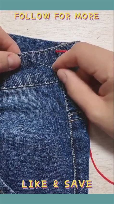 Image result for How to Sew Jeans to Make Them Tighter