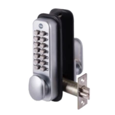 Image result for Battery Compartment On Keyless Push Button Door Lock